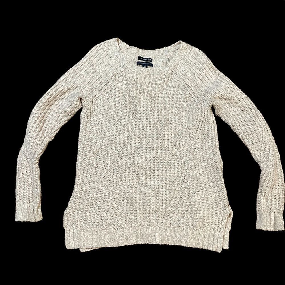 American Eagle  Outfitters pale pink chunky knit sweater Sz‎ XXS